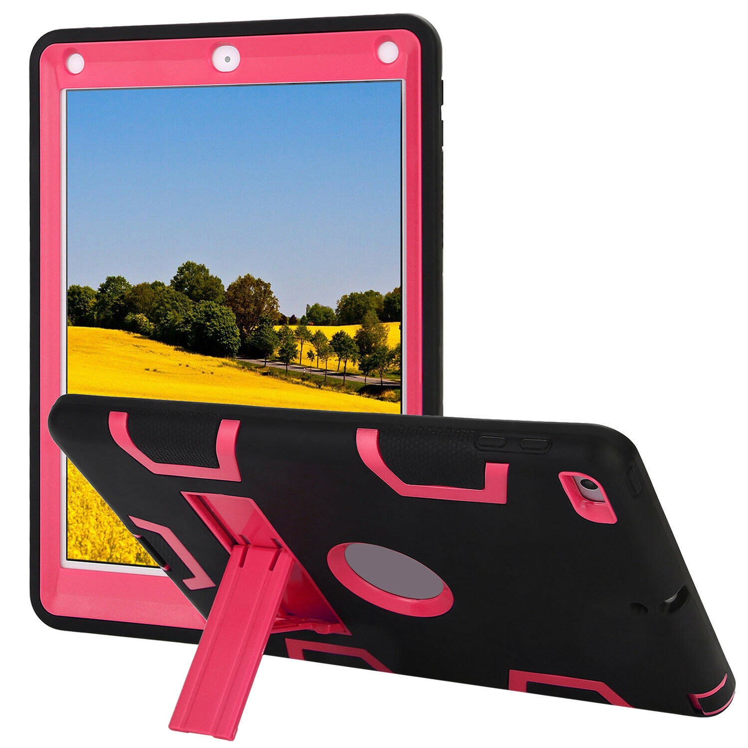 Kids Shockproof Case Heavy Duty Tough Kick Stand Cover for iPad 2 3 4