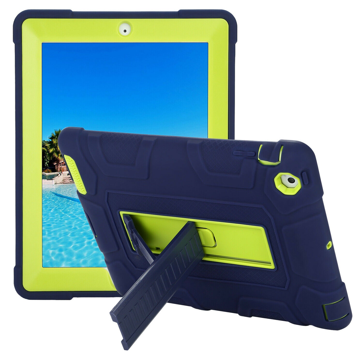 Kids Shockproof Case Heavy Duty Tough Kick Stand Cover for iPad Pro9.7"