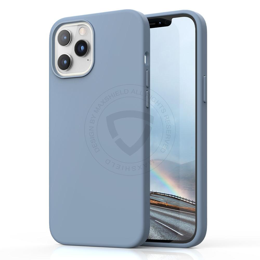 For iPhone 12 Mini 5.4" Case MAXSHIELD Soft Liquid Silicone Shockproof Cover
