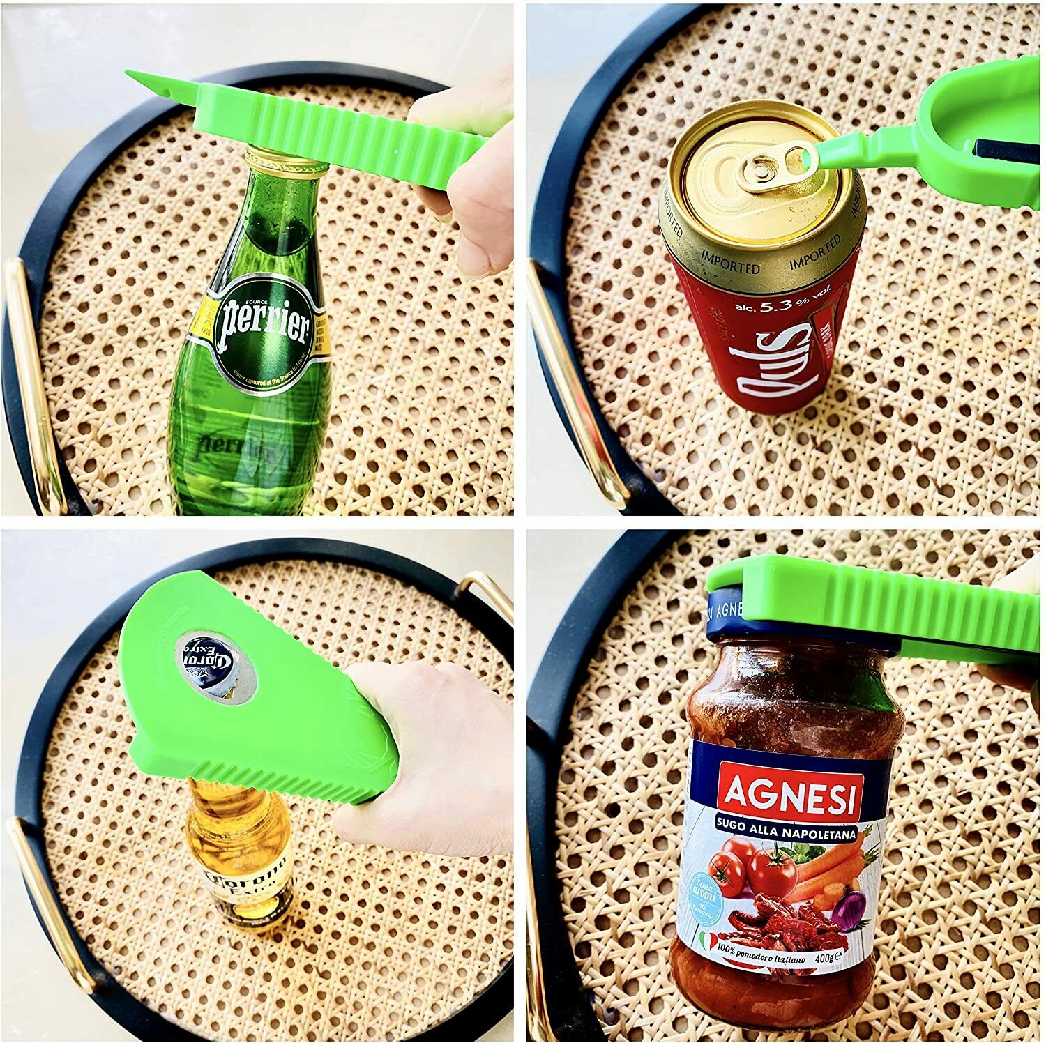 Jar Opener Multi Size Bottle Adjustable Size Lids Twister Home Kitchen Beer Cap