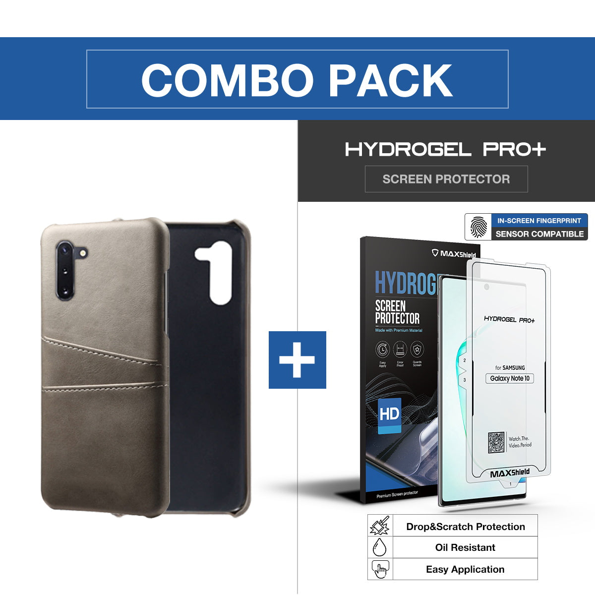 For Samsung Galaxy Note 10 Plus 5G Leather Cards Wallet Case Cover