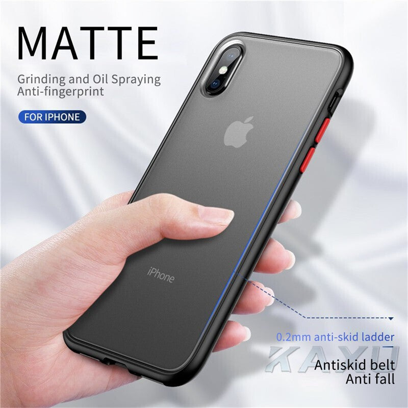 iPhone 11 Pro Max Bumper Case Clear Hard Shockproof Slim Hybrid Cover
