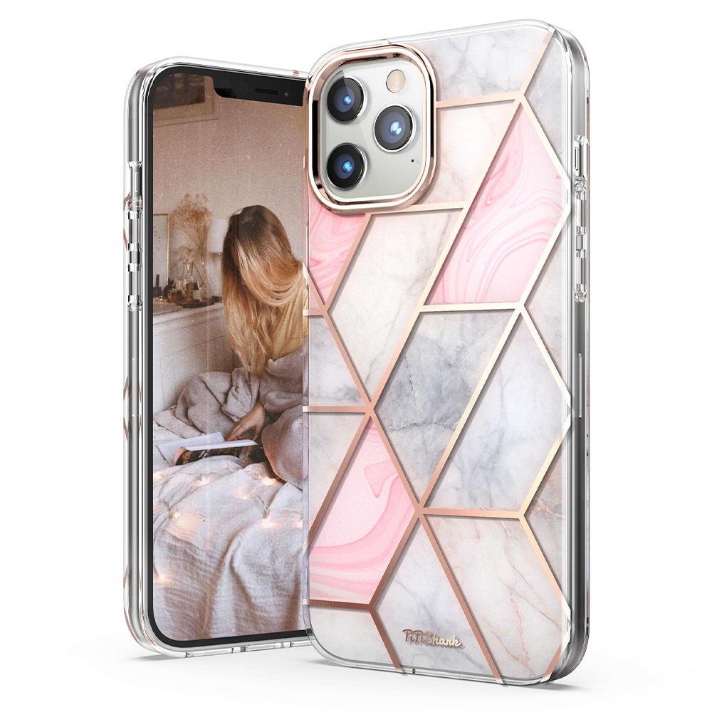 For Apple iPhone 12 Pro Max 6.7" Case Clear Slim Stylish Marble Shockproof Cover