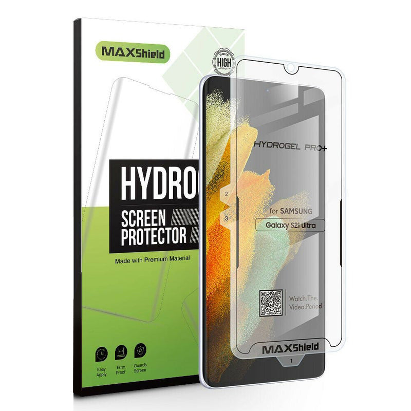 For Galaxy S21 Ultra HYDROGEL Crystal Case Friendly Film Screen Protector