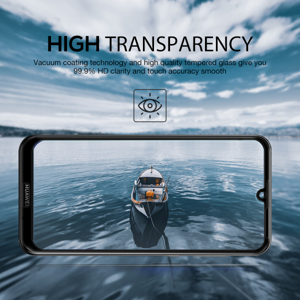 Huawei Y7 Pro 2019 Full Coverag Tempered Glass Screen Protector
