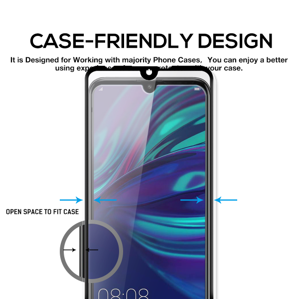Huawei Y5 Pro 2019 Full Coverag Tempered Glass Screen Protector