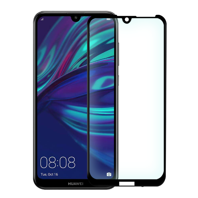 Huawei Y7 Pro 2019 Full Coverag Tempered Glass Screen Protector