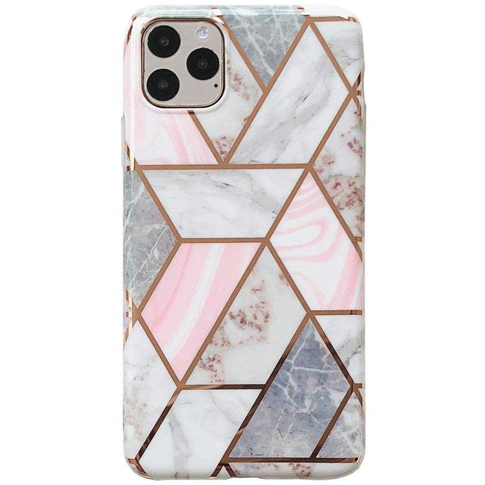 iPhone XI 11 Pro Max Case Soft TPU Case Marble Shockproof Silicone Gel Cover