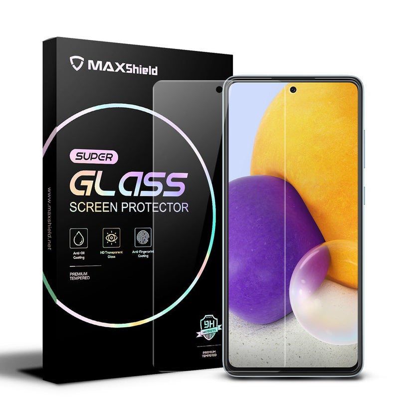 MAXSHIELD Tempered Glass Screen Protector For Galaxy A72 5G