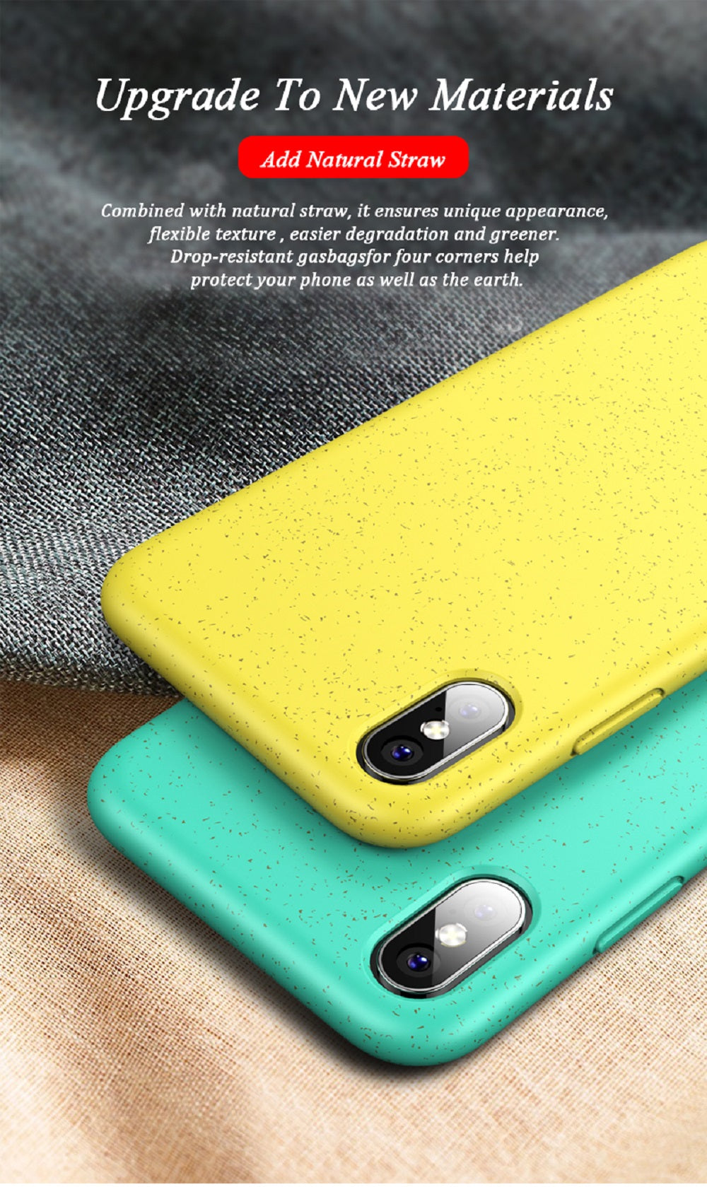 For iPhone X Shockproof Thin Soft Silicone Phone Back Cover Case