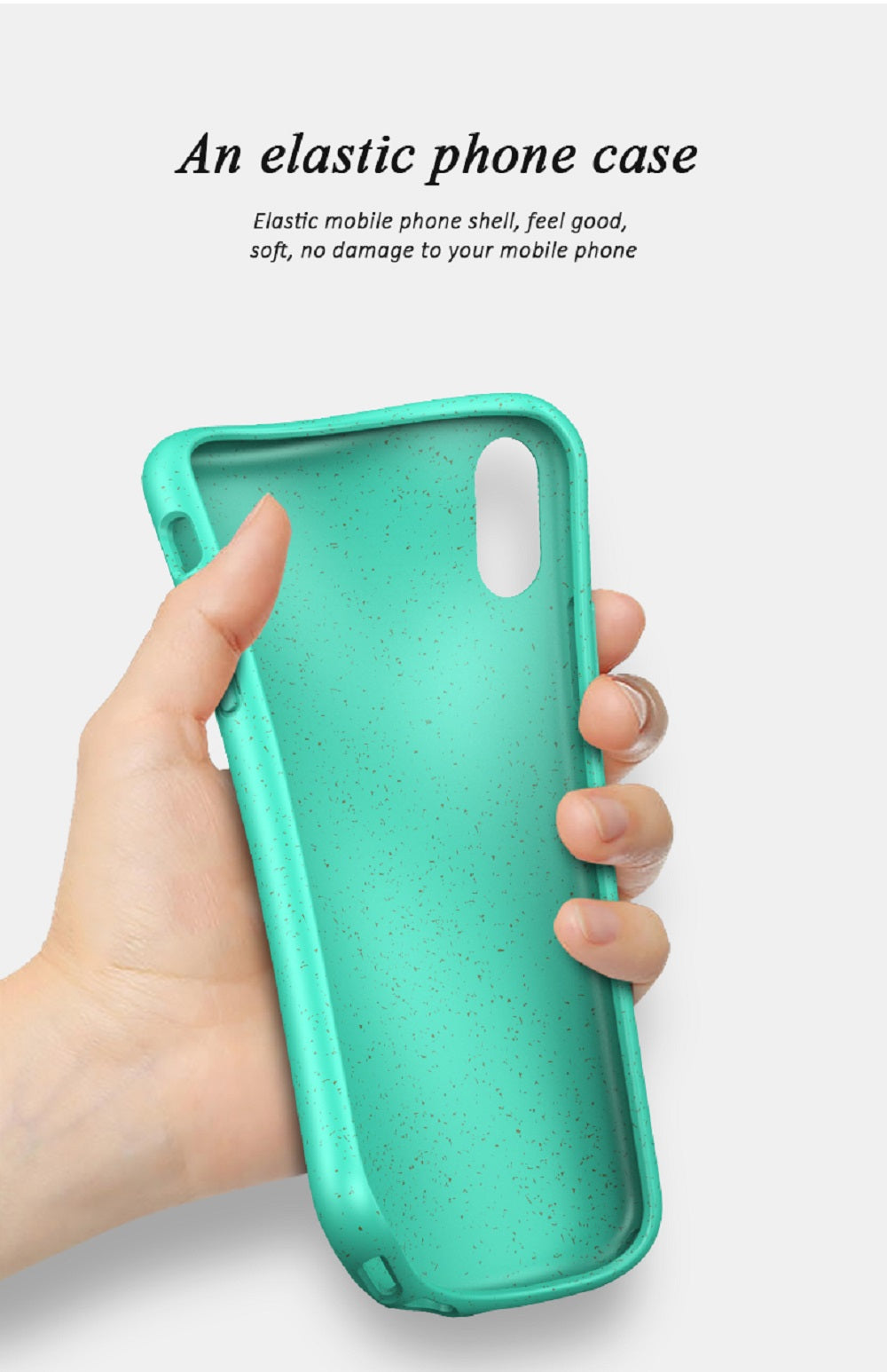 For iPhone X Shockproof Thin Soft Silicone Phone Back Cover Case