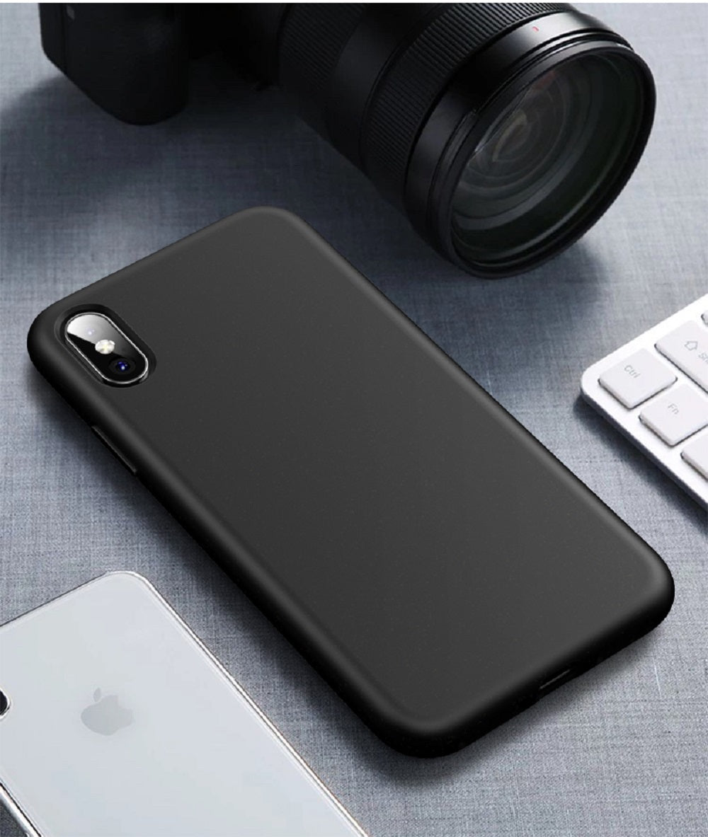 For iPhone X Shockproof Thin Soft Silicone Phone Back Cover Case