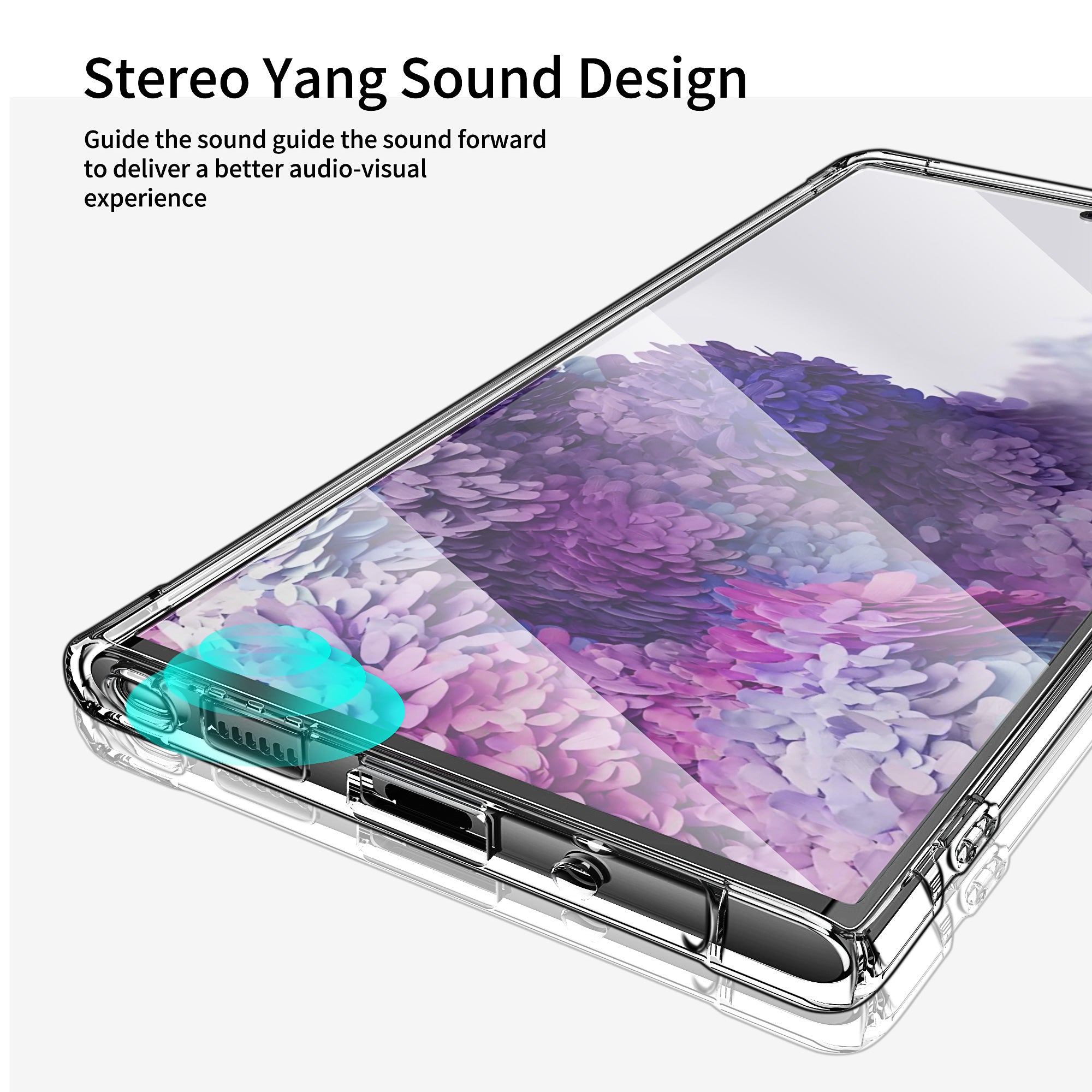 For Galaxy Note 20 Ultra 4G 5G Case Clear Shockproof Slim Bumper Cover