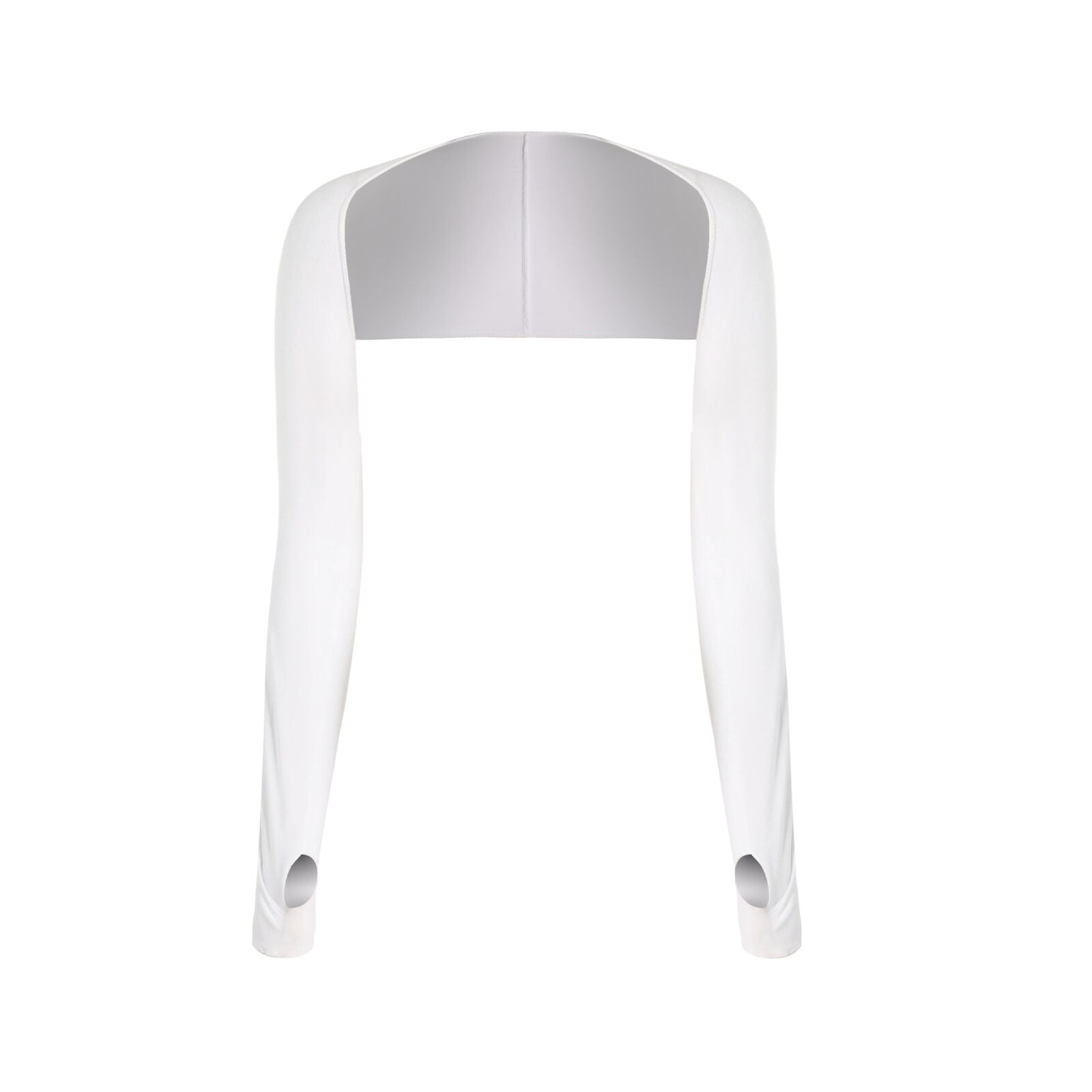 UV Sun Protection Arm Cooling Shawl Sleeves with Finger Hole for Women Outdoor