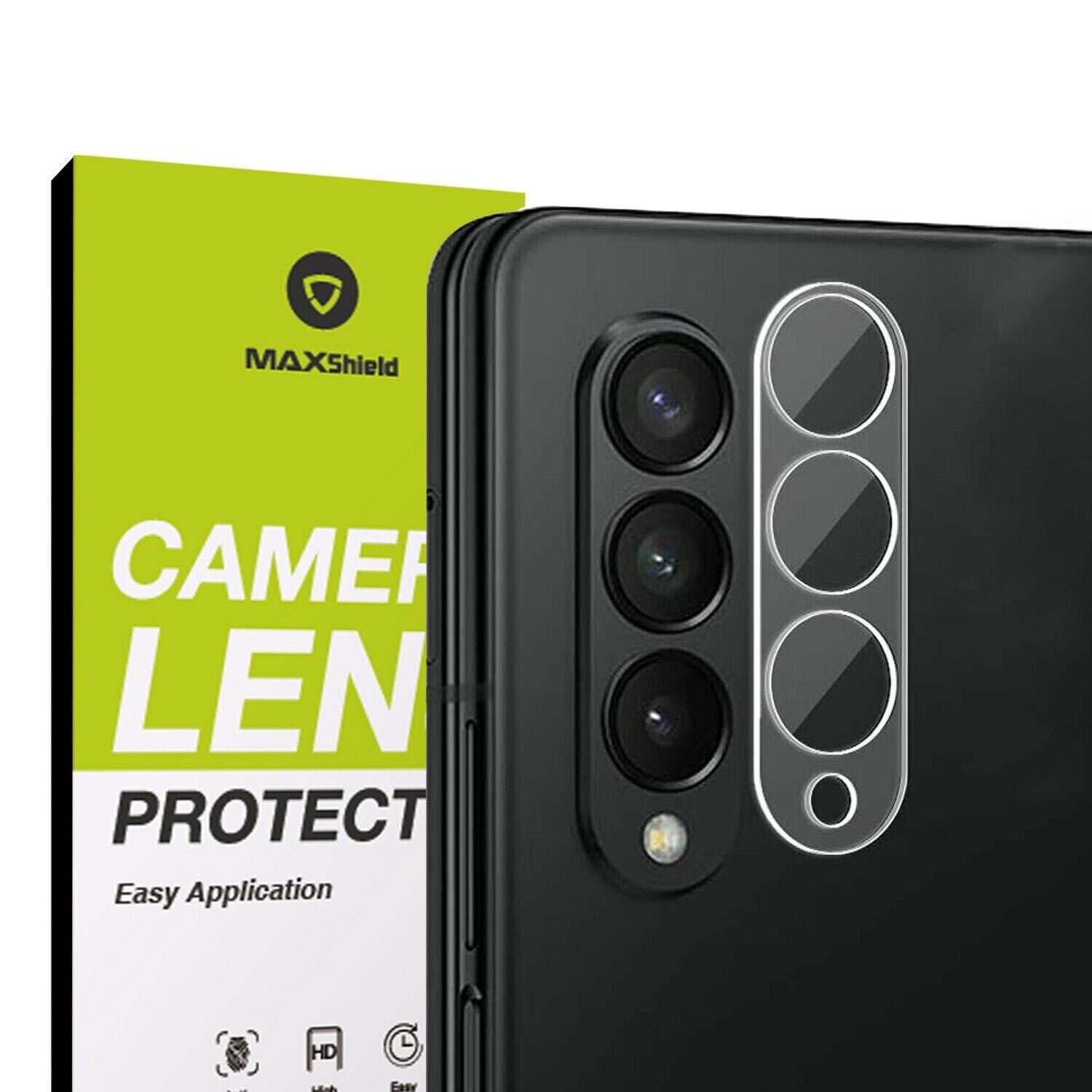 [2 Pack] Camera Lens Tempered Glass Screen Protector For Galaxy Z Flip 4 Fold 4 5G