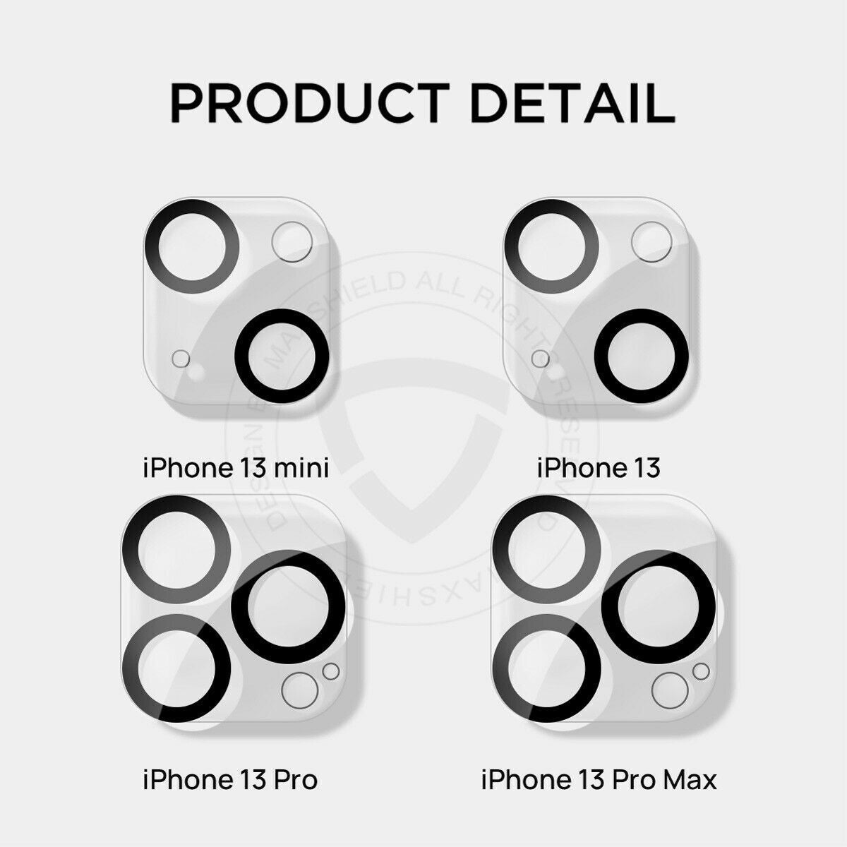 [2 Packs]For iPhone 14 Series Camera Lens Tempered Glass Screen Protector