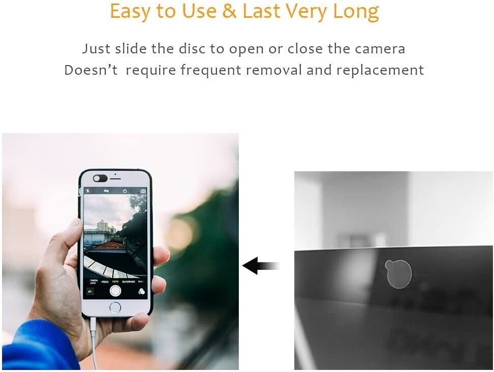 Metal Ultra-Thin Webcam Cover Laptop iPad Web Camera Cover Slide Protection