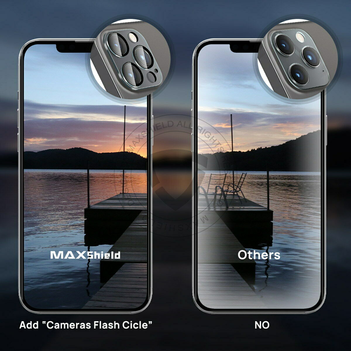 [2Packs] For iPhone 14 Series Camera Lens Cover Tempered Glass Screen Protector