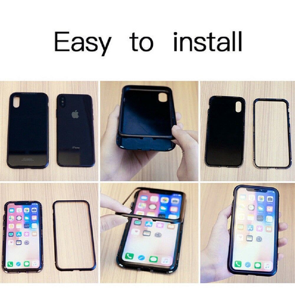 iPhone XR Case Metal Luxury Thin Slim Shockproof Cover For Apple Phone-Gold