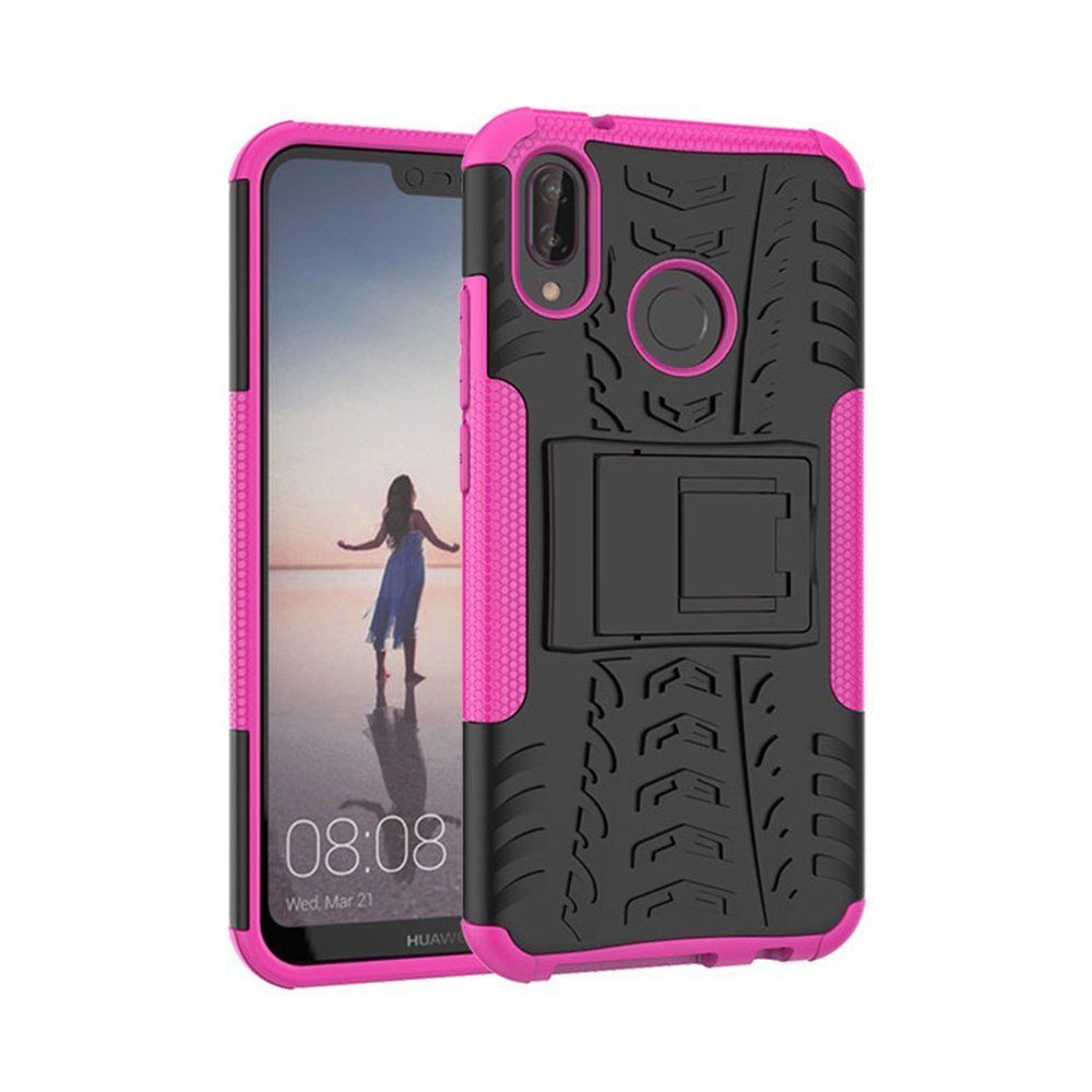 For Huawei Nova 3i Heavy Duty Tough Shockproof Strong Case Cover-Purple