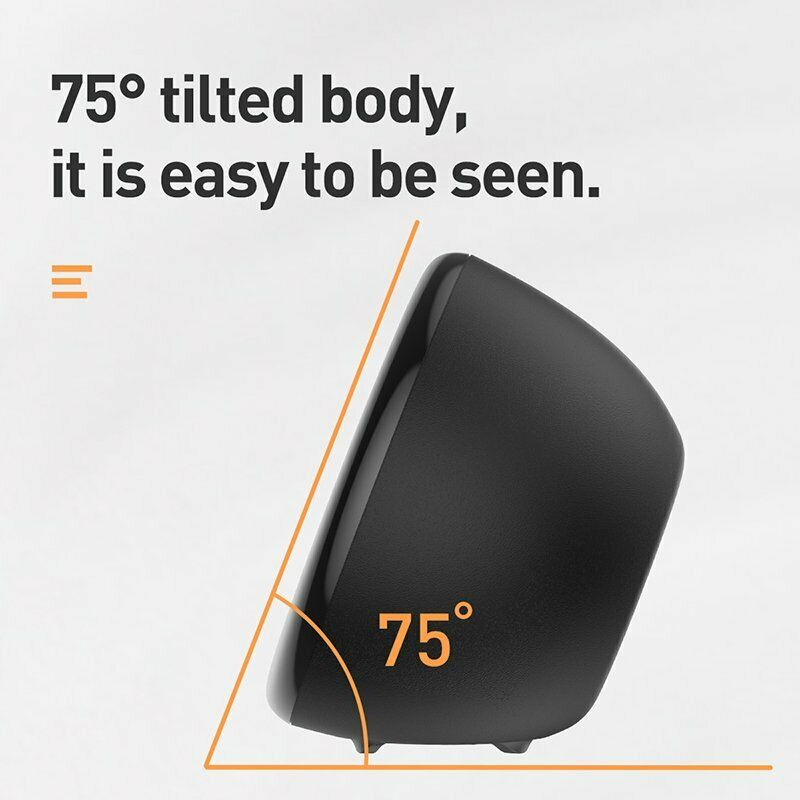 Baseus Wireless Bluetooth Speaker Digital LED Alarm Clock Handsfree FM Radio-Black