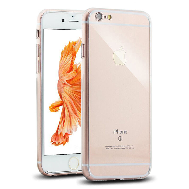 iPhone 8 Plus Full Body Shockproof Case Cover + Tempered Glass-Rose Gold