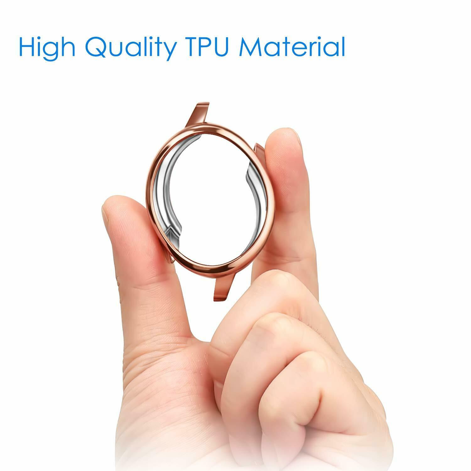 For Garmin Vivoactive 3 Music Shockproof Clear Case Full Cover Screen Protector