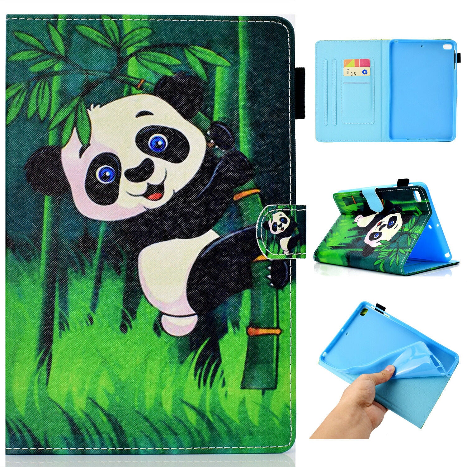 For Samsung Tab A 10.1" 2019 SM-T510 T515 Tablet Case Smart Magnet Leather Cover-19 Patterns
