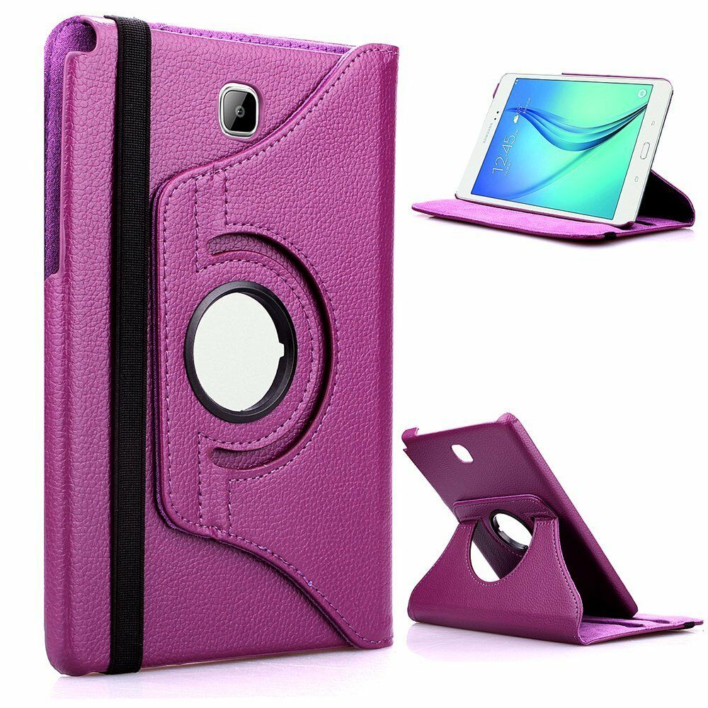 Rotate Leather Folding Case Cover for Samsung Galaxy Tab A 8.0" inch T350 T355