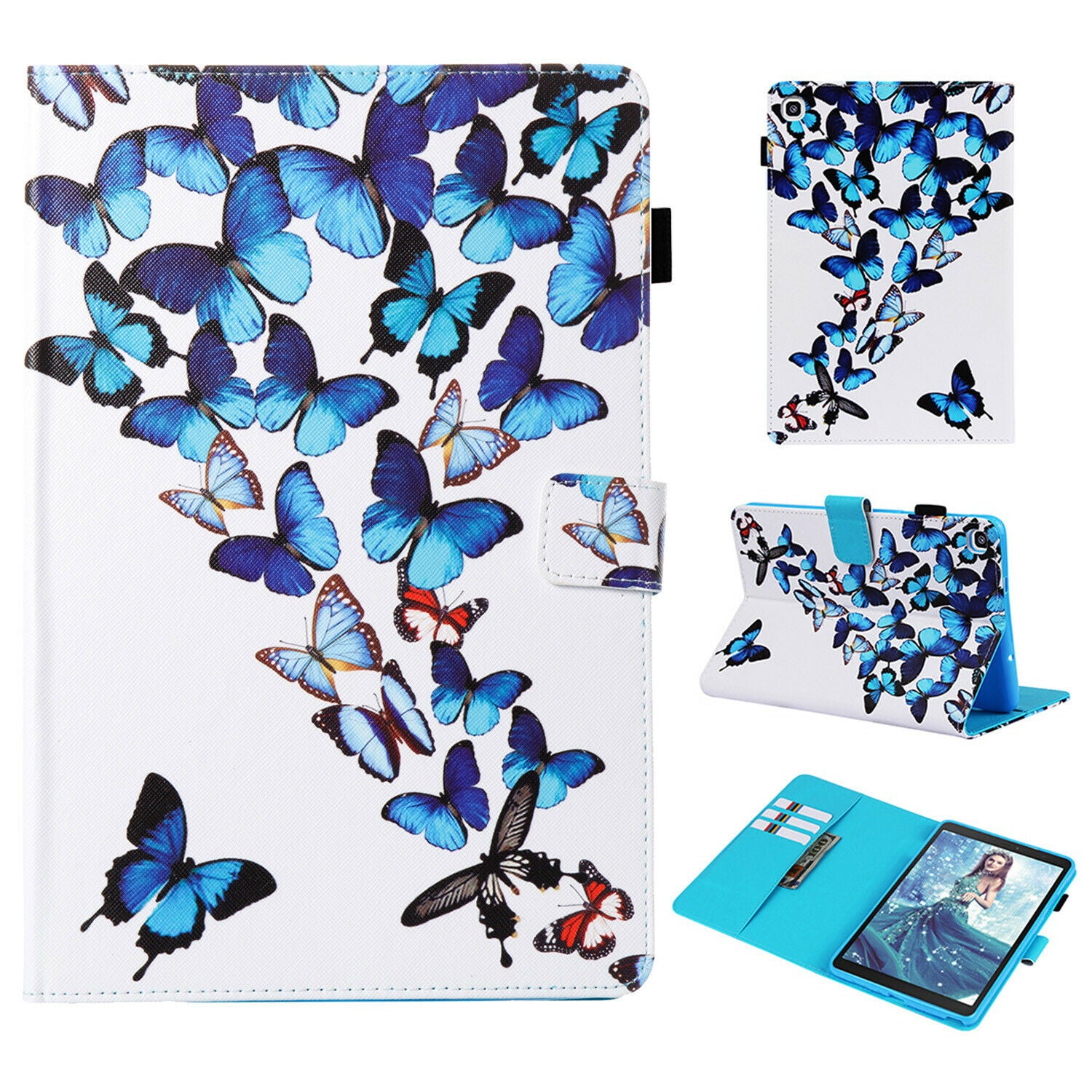 For Samsung Galaxy Tab S5e 10.5 T720 T725 Tablet Smart Case Leather Stand Cover