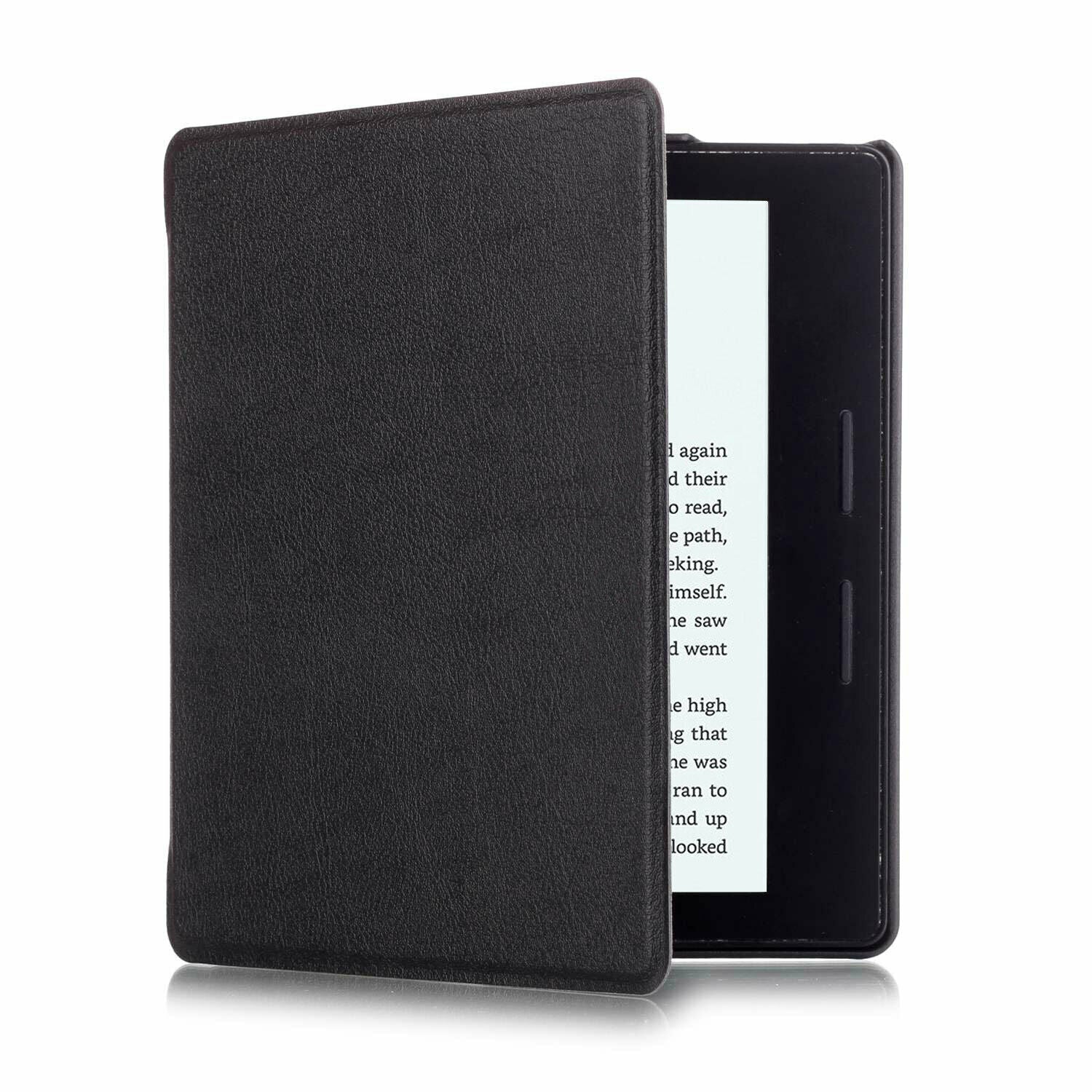 For Amazon Kindle Oasis 2019 Case 7''  3rd Gen Magnetic Leather Smart Cover--black