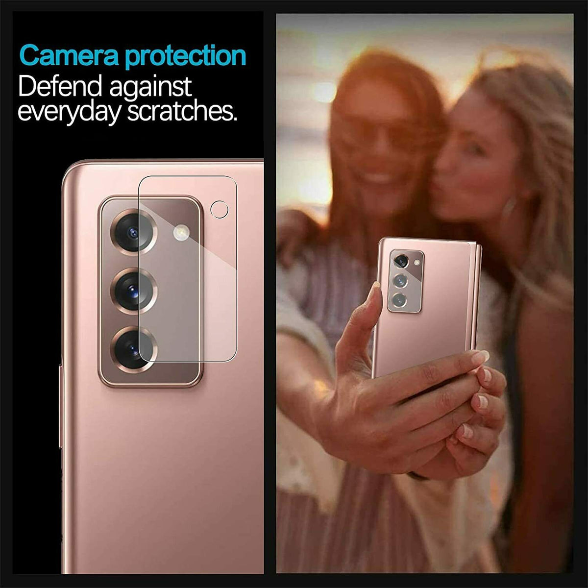 For Galaxy Z Fold 2 5G / Z Flip 5G/ Z Flip Back Camera Lens Tempered Glass Screen Protector