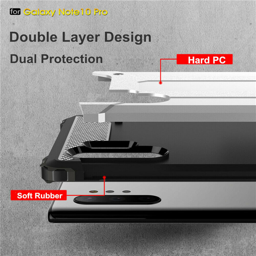 For Samsung Galaxy Note 10 Plus Case Heavy Duty Hybrid Shockproof Cover