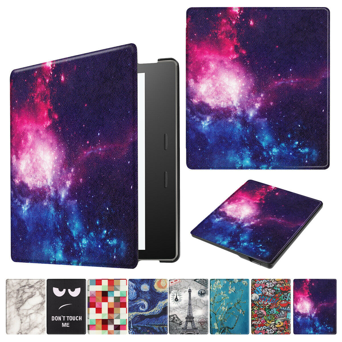 For New Amazon All New Kindle 2019 Gen Painting Leather Smart Cover--Marble