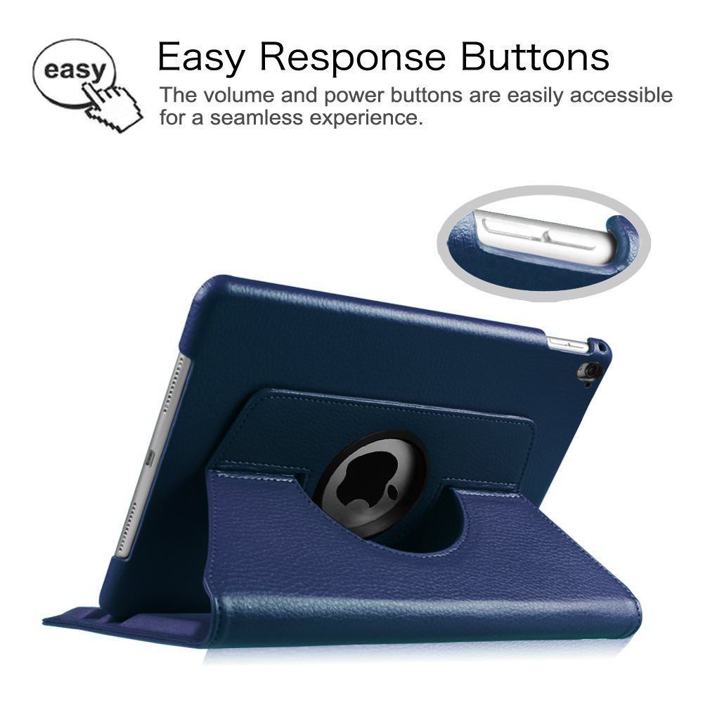 360 Rotate Leather Case Cover For Apple iPad Mini 1 2 3