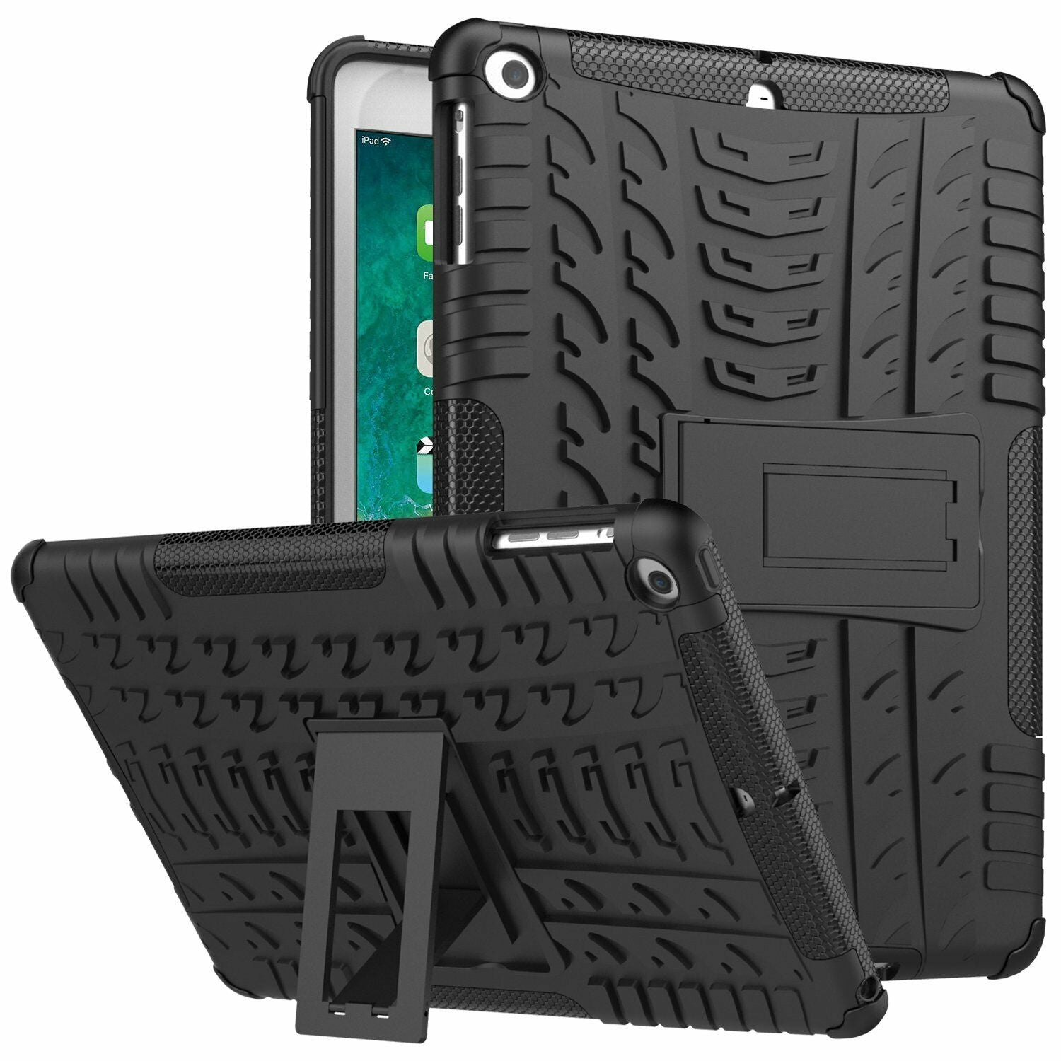 Shock proof Heavy Duty Case Cover For iPad 6th 9.7'' 2018