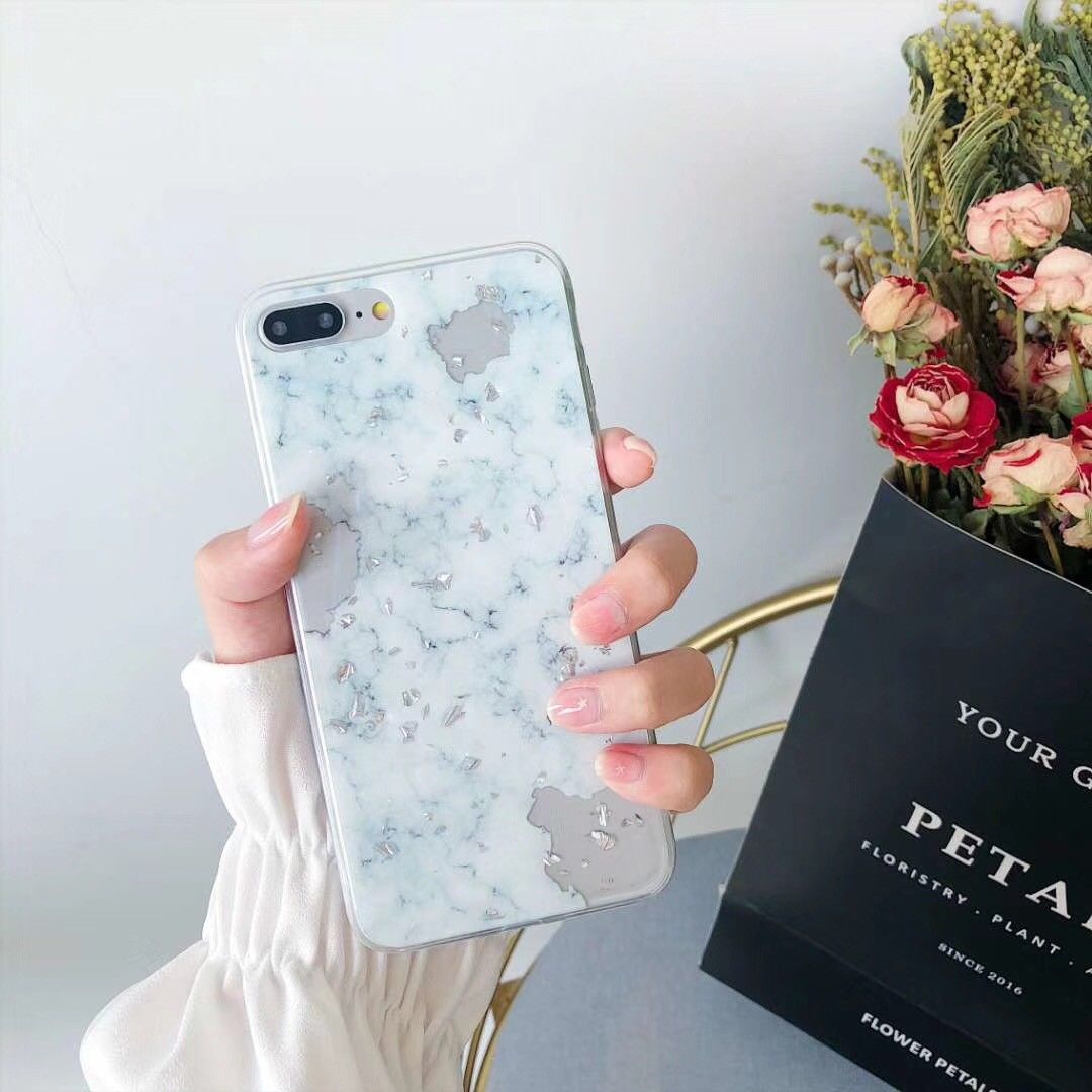 iPhone XR Case Shockproof Tough Marble Soft Cover for Apple