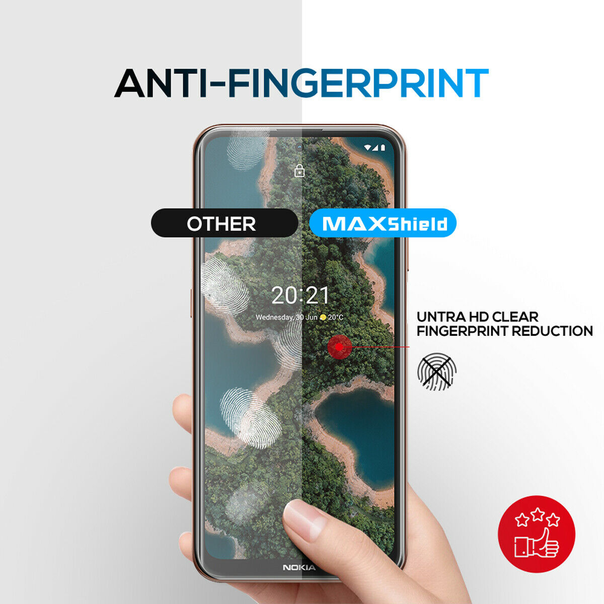 For Nokia C21 Plus C30 Tempered Glass Screen Protector