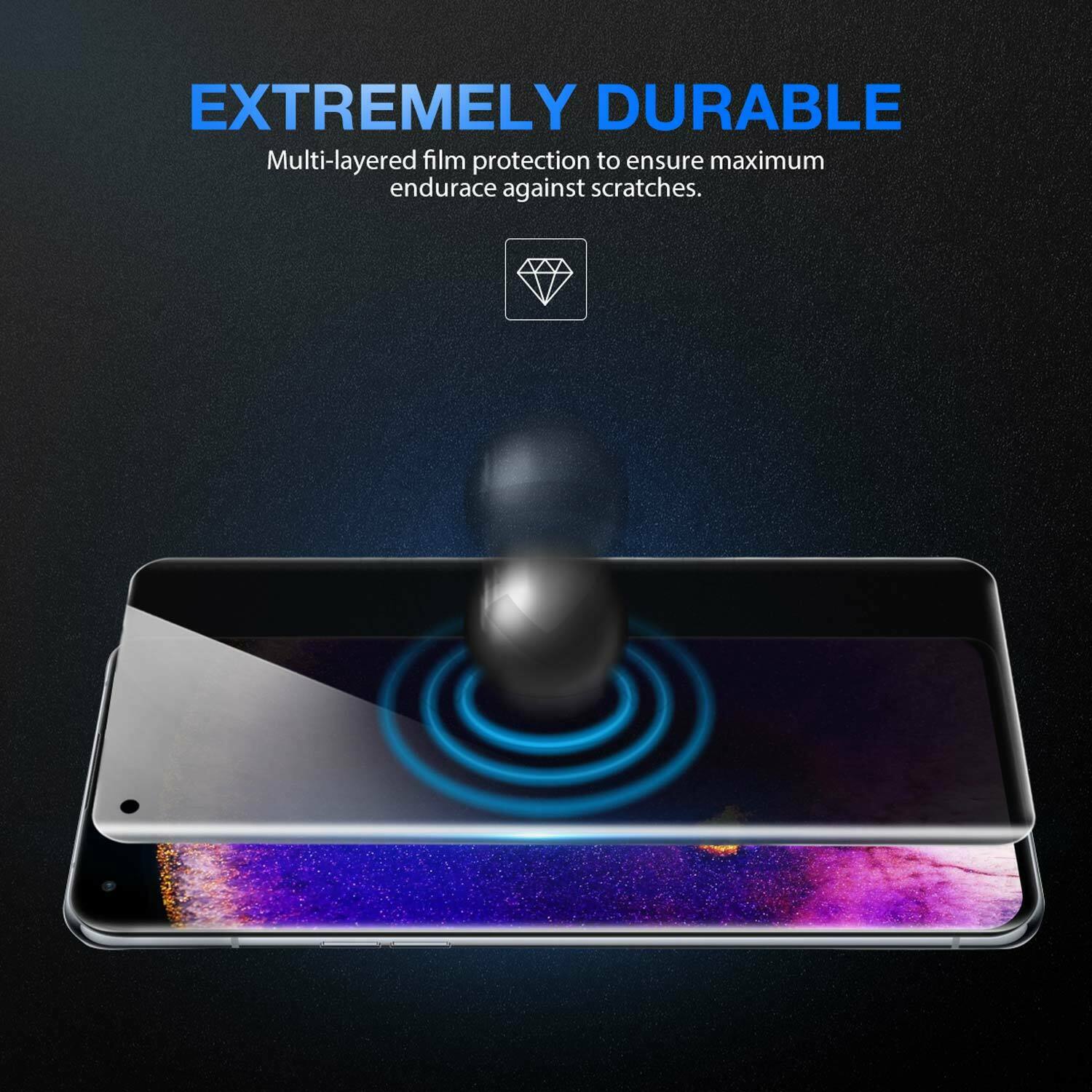 For OPPO Find X5 Pro Privacy Anti-Spy Full Cover Screen Protector Hydrogel Film