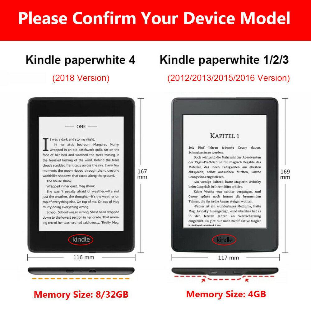 PU Leather Smart Case Magnetic Cover For Amazon Kindle Paperwhite  4 2018-Type8