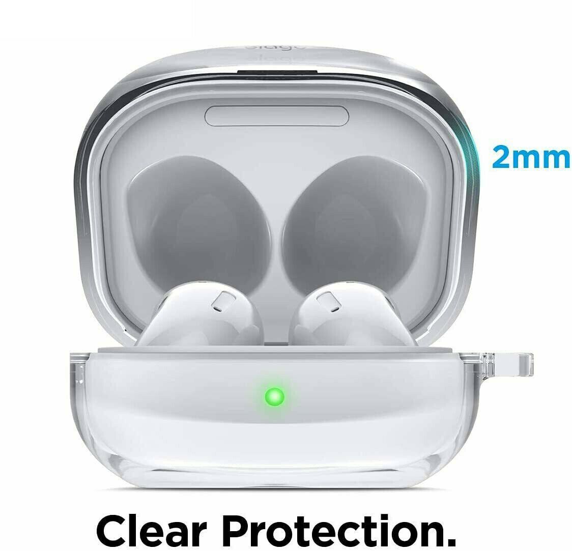 Clear Protective Cover Case for Samsung Galaxy Buds 2 Live/ Pro Earbuds Earphone