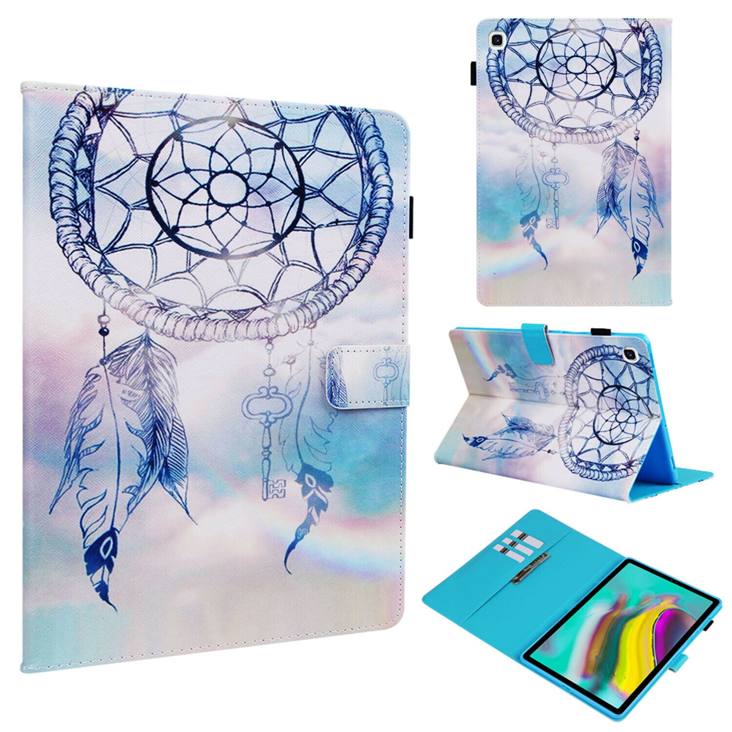 For Samsung Galaxy Tab S5e 10.5 T720 T725 Tablet Smart Case Leather Stand Cover