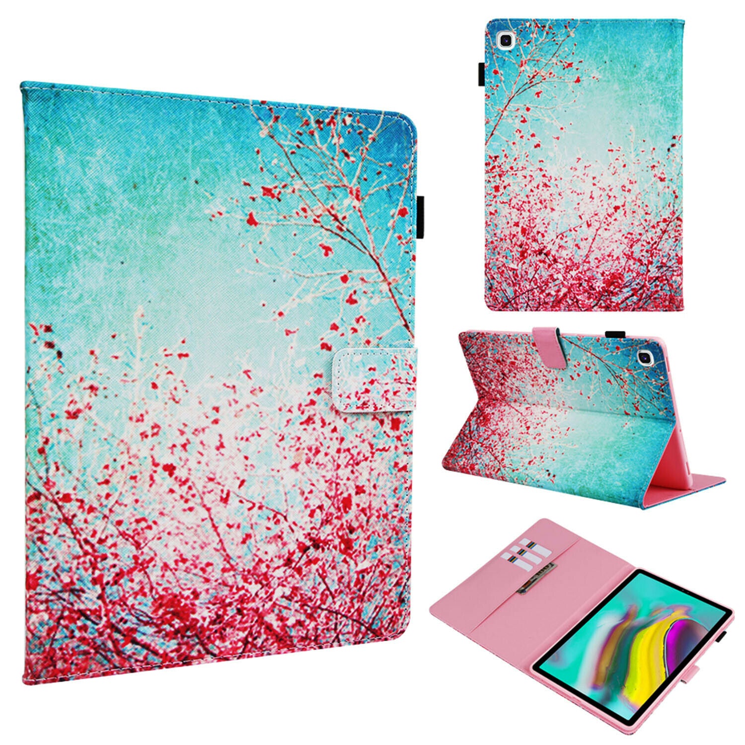 For Samsung Galaxy Tab S5e 10.5 T720 T725 Tablet Smart Case Leather Stand Cover