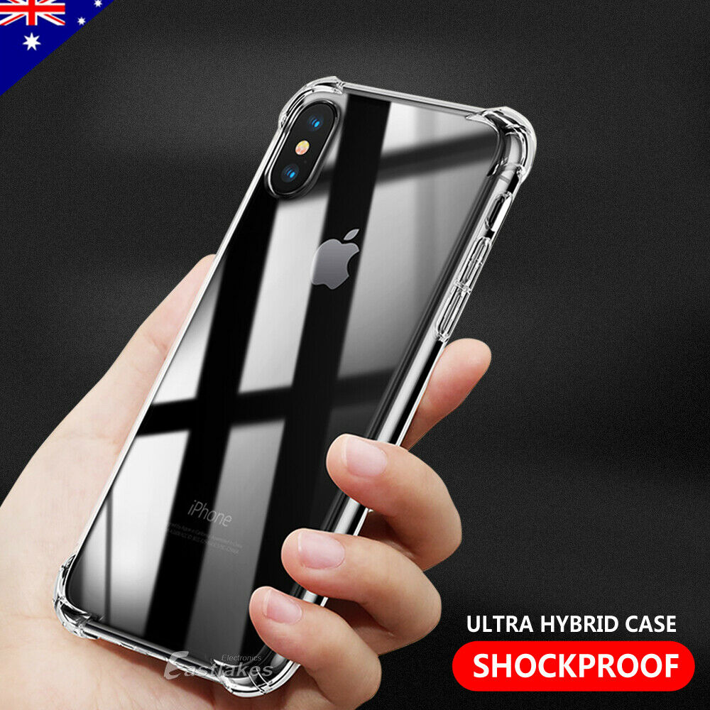 iPhone XR Ultra Clear Shockproof Bumper Back Case Cover