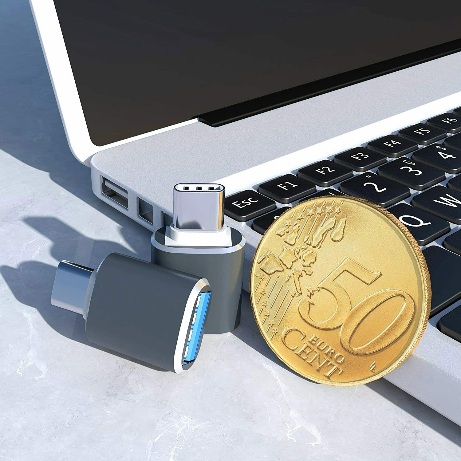 3X USB-C OTG Data Adapter USB Type C Male to USB 3.1 A Female Cable Converter