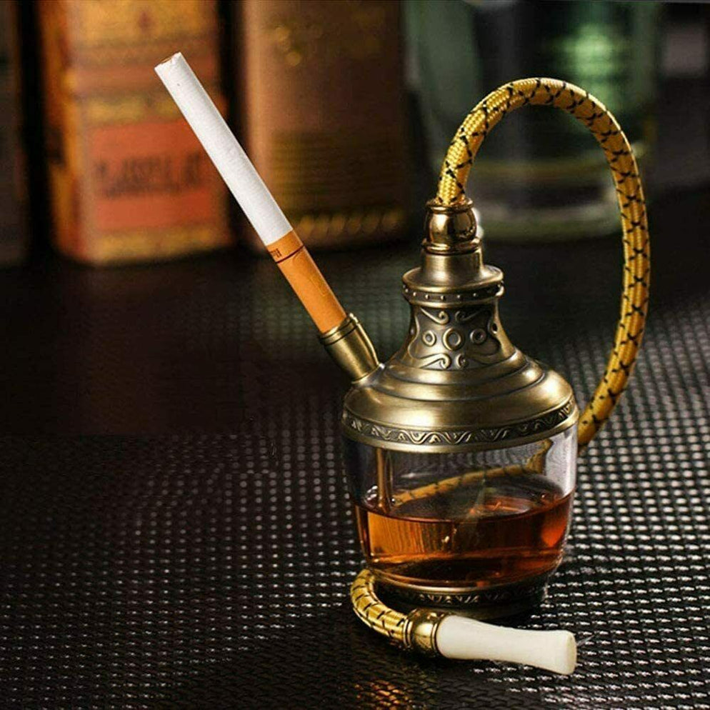 Hokah Portable Bubbler Tobacco Water Smoke Pipe Bong Mini Smoking Pipe FULL PACK