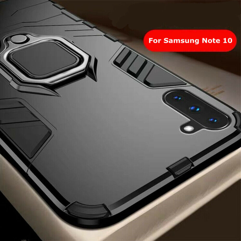 For Samsung Note 10 Plus 5G Case Hybrid Magnetic Armor Ring Holder Heavy Duty Cover