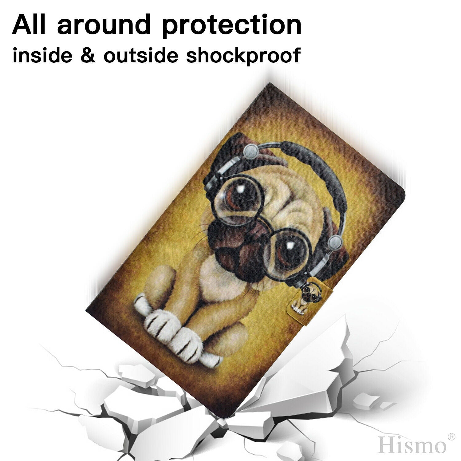 For Samsung Tab A 10.1" 2019 SM-T510 T515 Tablet Case Smart Magnet Leather Cover-19 Patterns