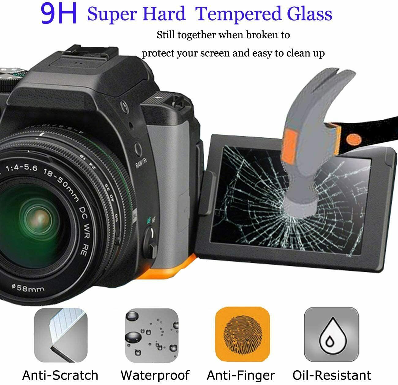 For Panasonic Lumix FZ80 FZ85 TZ80 TZ85 FZ1000 Temered Glasss Screen Protector