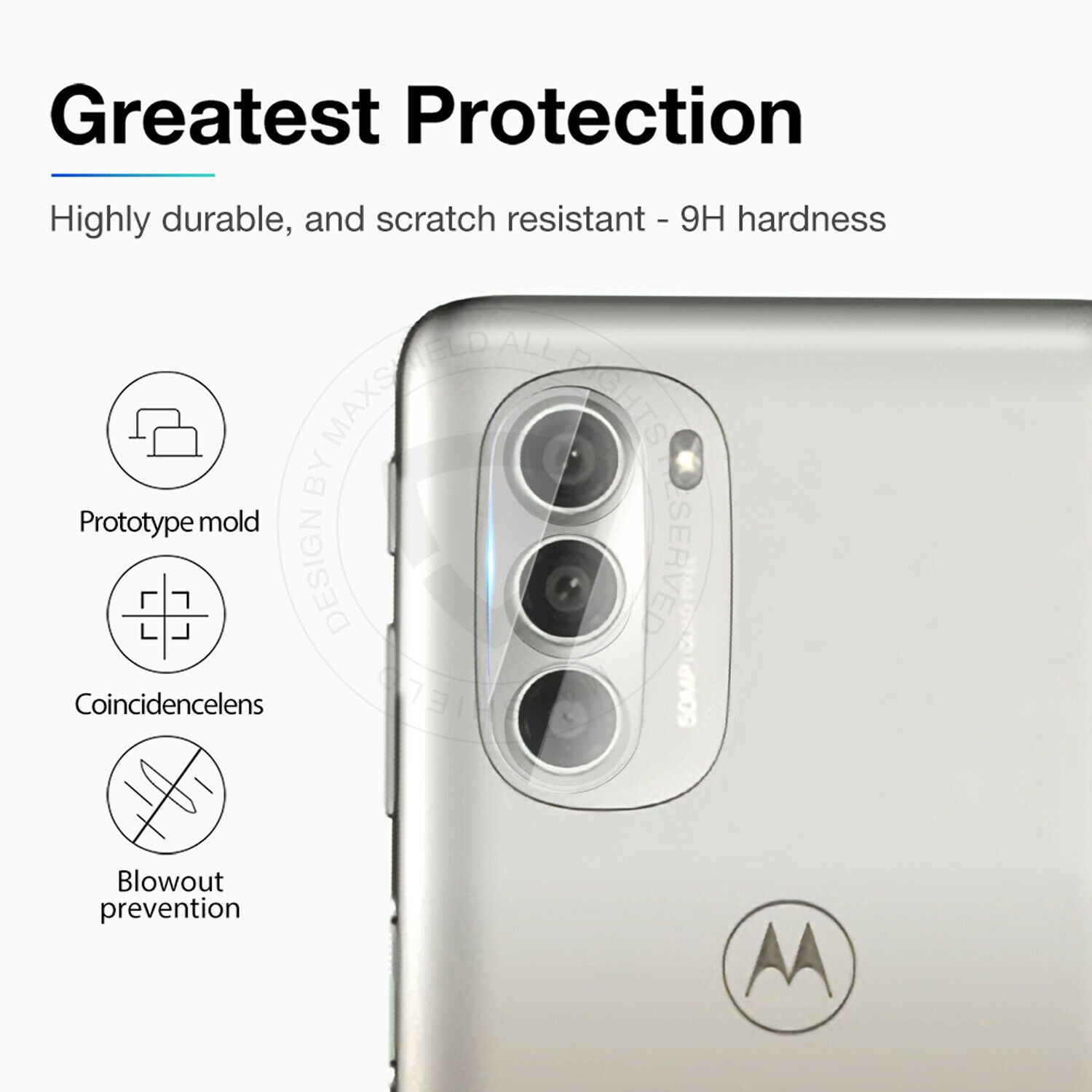 2X For Motorola Moto G51 5G Tempered Glass Camera Lens Screen Protector